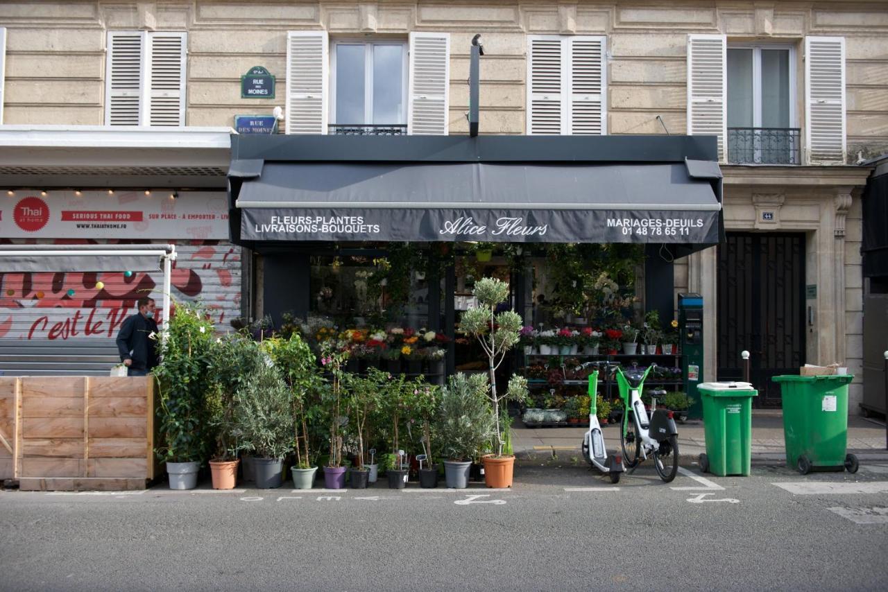 Charming Parisian Apartment With Air Conditioning - Climatisation & 2 Bedrooms - Batignolles Paris Exteriör bild